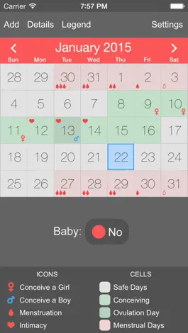 Game screenshot Menstrual Periods Tracker hack