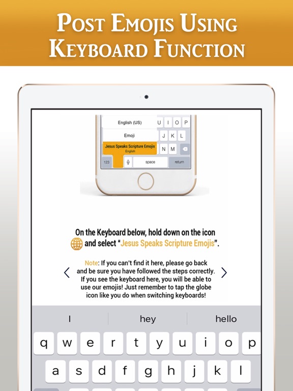 Jesus Speaks Scripture Emoji's iPad screenshot 4 - Lifestyle app