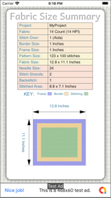 Fabric Calculator screenshot
