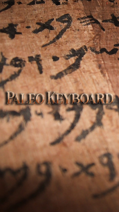 Paleo Keyboard Screenshot