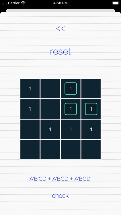 Boolean puzzle Karnau