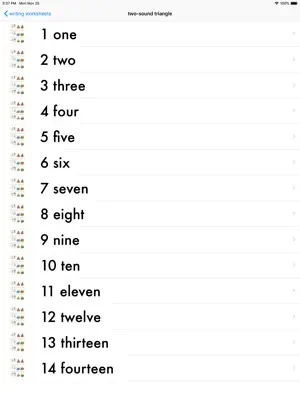 Writing Worksheets screenshot 2