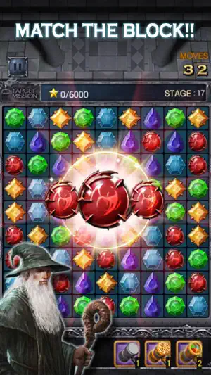 Jewels Dragon Quest - Match 3 screenshot 1