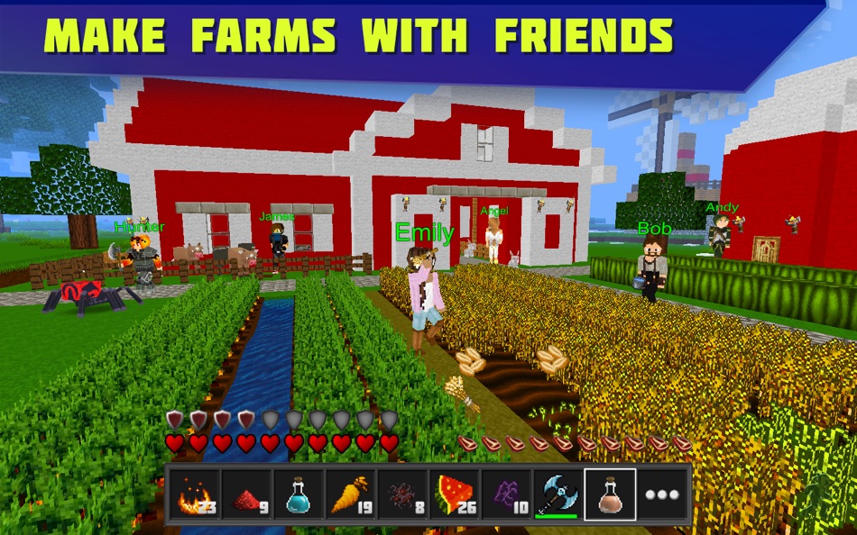 #4. Planet of Cubes Survival Craft (macOS) Av: SolverLabs