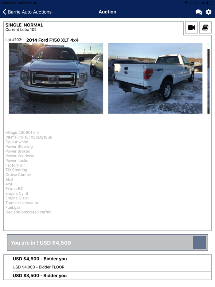 Barrie Auto Auction Live