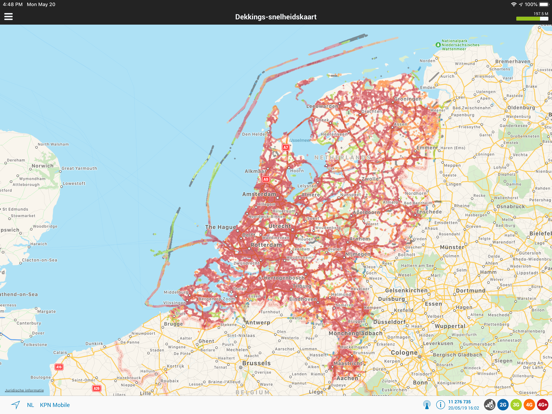 nPerf internet speed test iPad app afbeelding 2