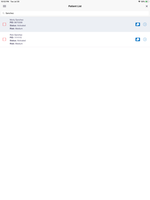 ClinicianConnect Mobile iPad screenshot 7 - Medical app