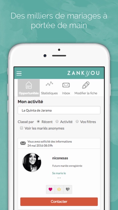 Screenshot #2 pour Zankyou Pro