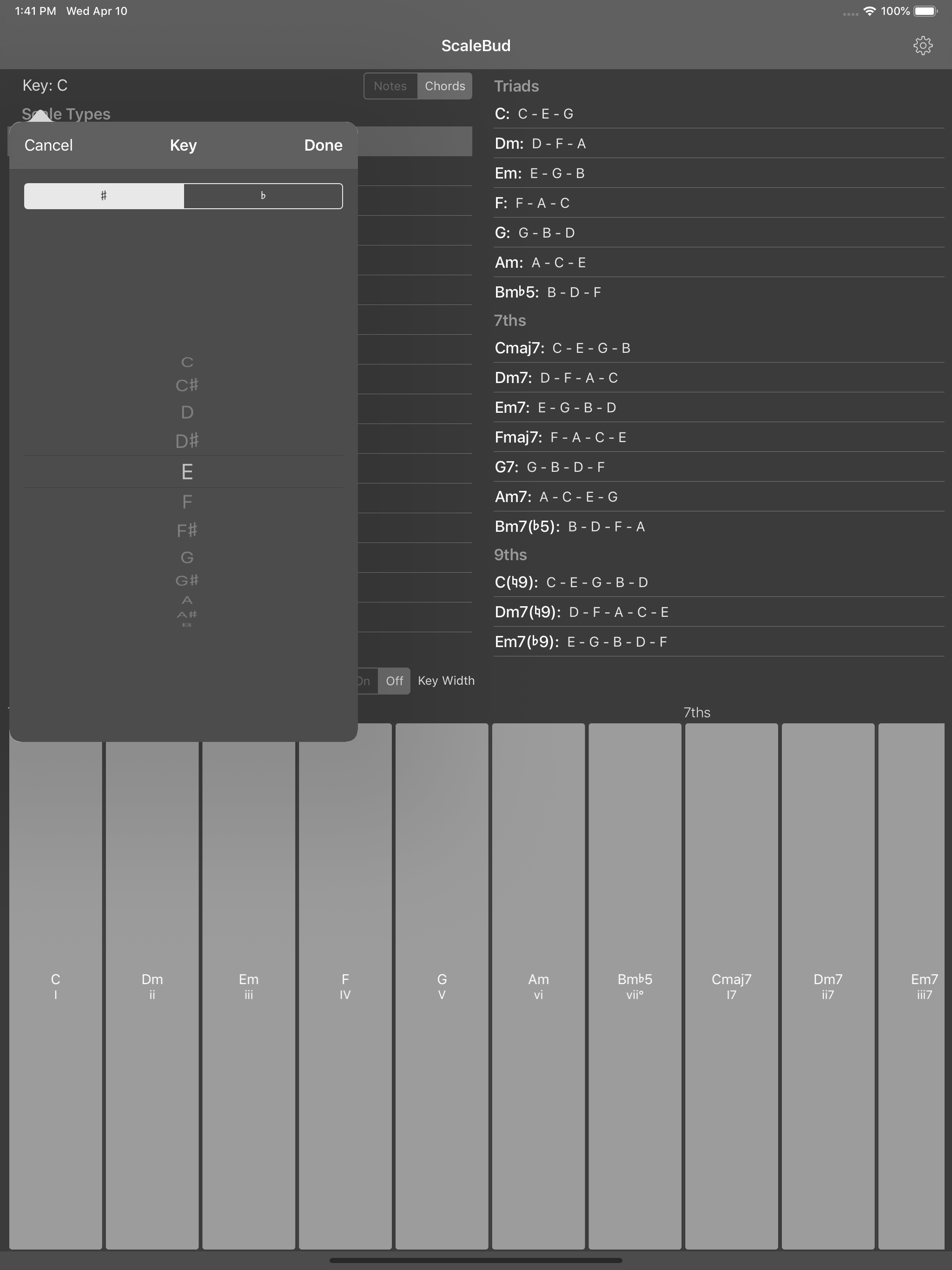 ScaleBud - AUv3 MIDI Keyboard screenshot 8