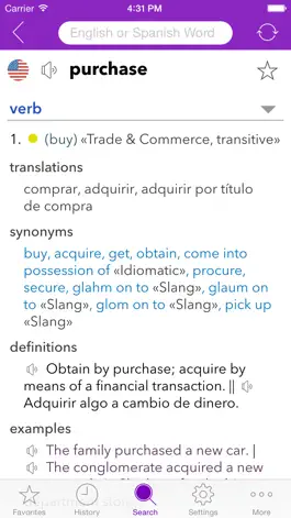 Game screenshot Spanish Business Dictionary apk