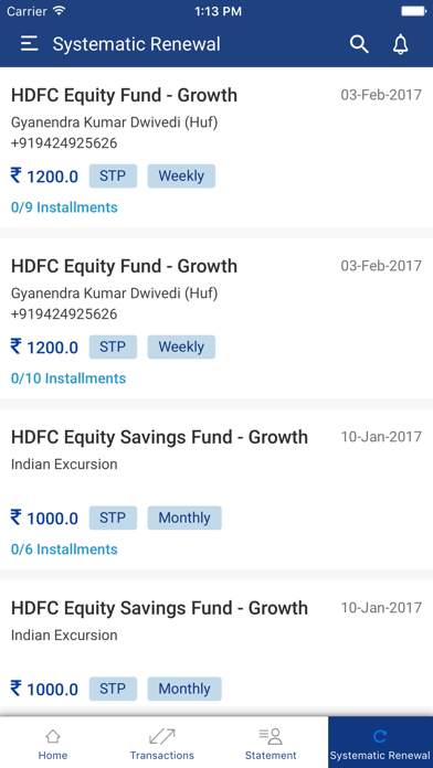 HDFC MF Online Partners Screenshot