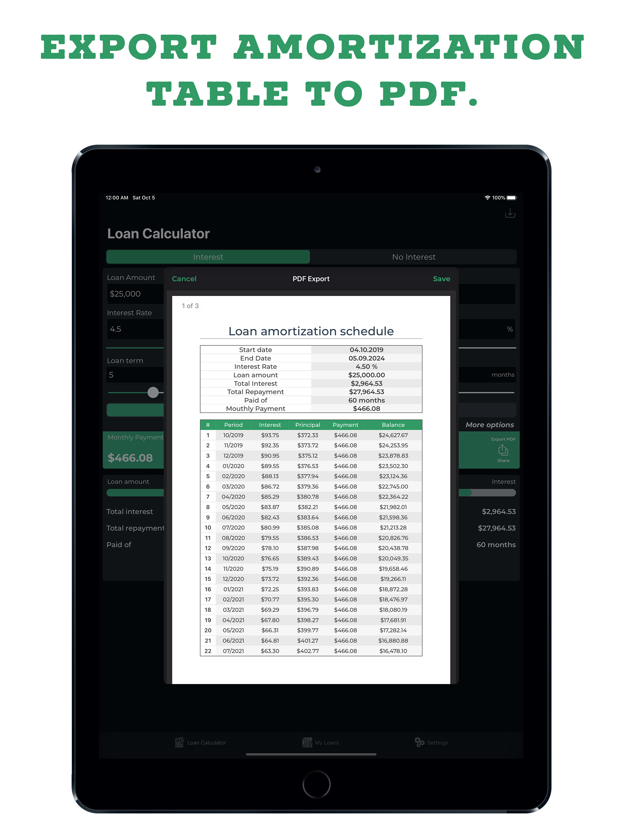 Loan Calculator and Manager screenshot 10