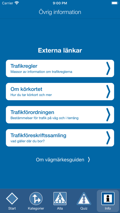 Vägmärkesguiden Screenshot