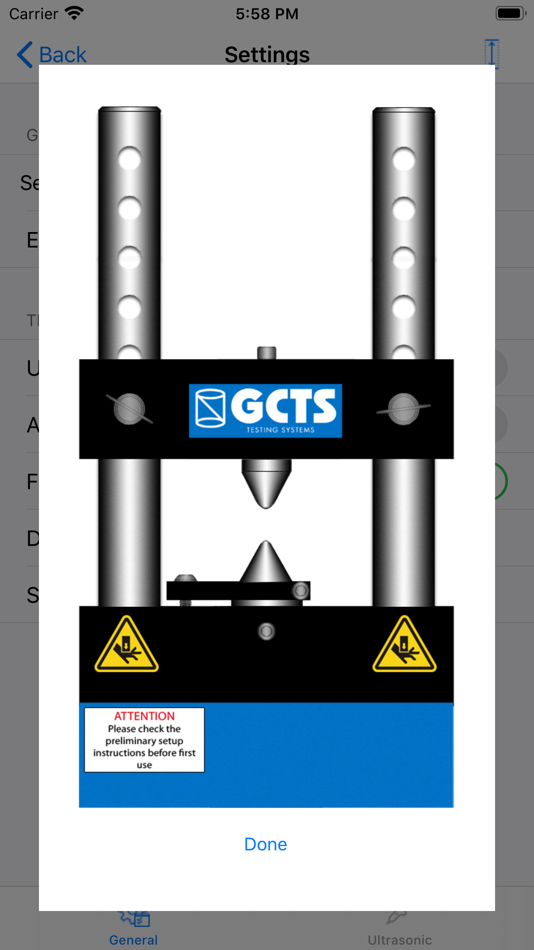 #3. UNC Test (iOS) 게시자: GCTS Testing Systems