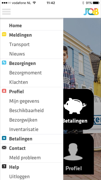 JOB (voor bezorgers)