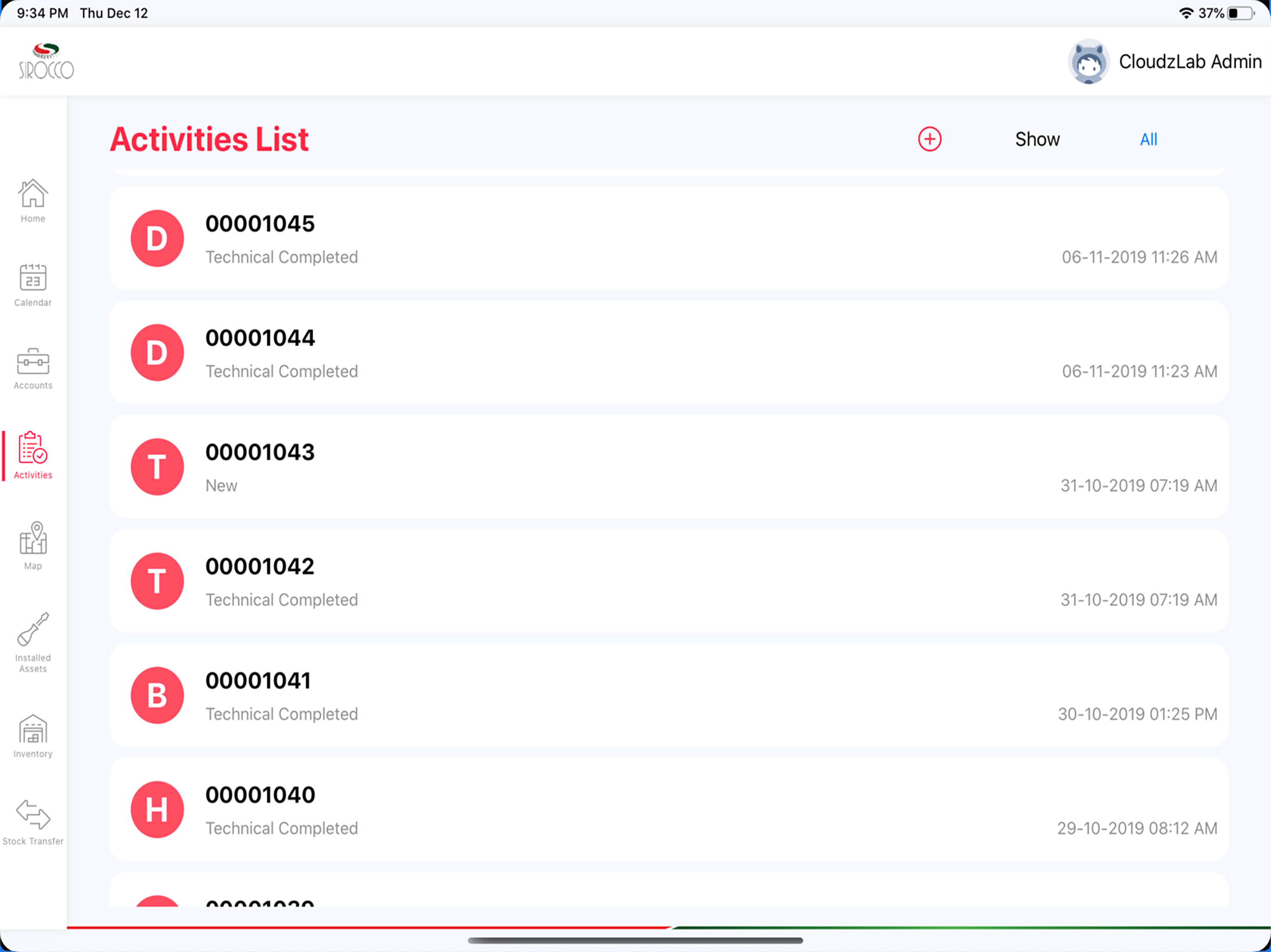 Sirocco Service screenshot 5
