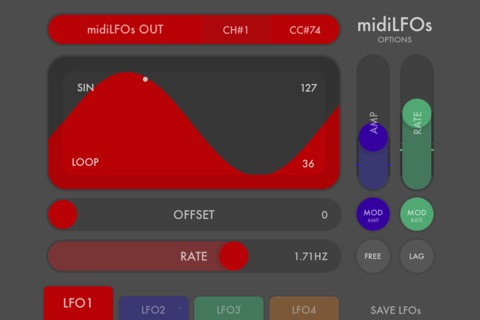 midiLFOs - midi modulatorのおすすめ画像1