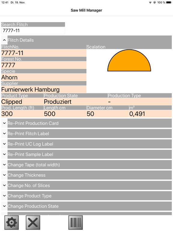 Screenshot #4 pour TIMBERplusSawMillMgr