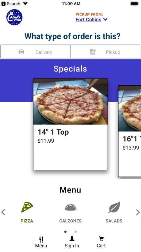 Cosmo’s Pizza