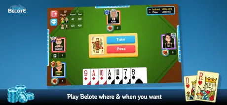 Belote & Coinche online