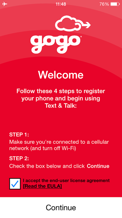 How to cancel & delete Gogo Text & Talk (Biz Av) from iphone & ipad 1