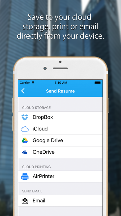 Resume Builder · CV Maker app Screenshot