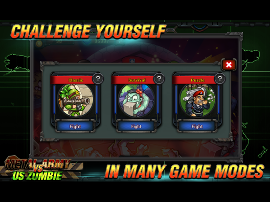 Metal Army VS US Zombie iPad screenshot