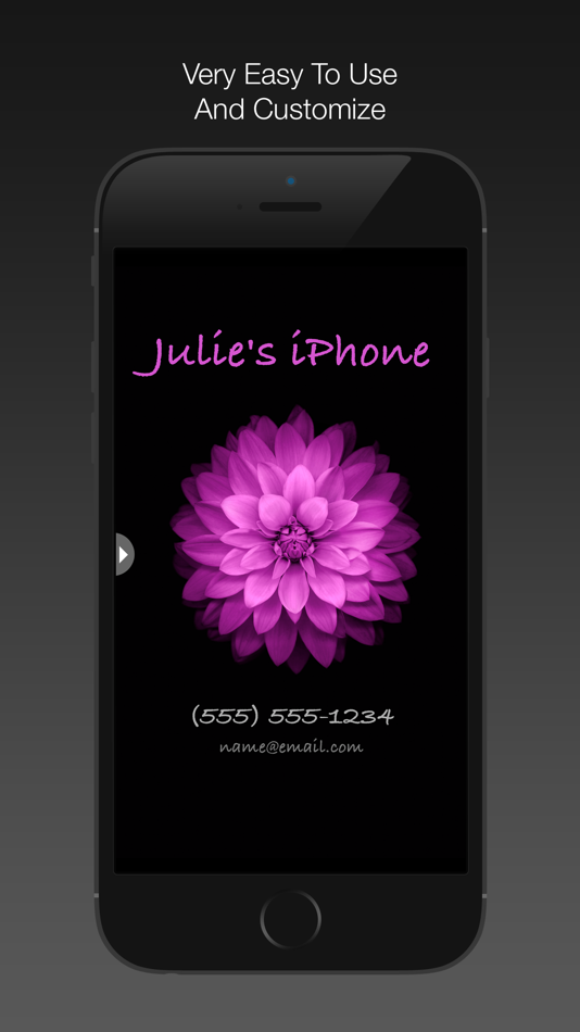 #4. If Found Lock Screen 2 (iOS) 由: Out of Web Site!
