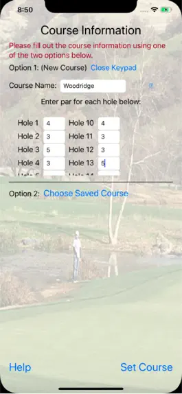 Game screenshot Scorecard Caddie mod apk