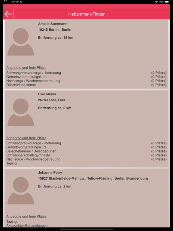 Screenshot #6 pour Leopold Hebammen Deutschland