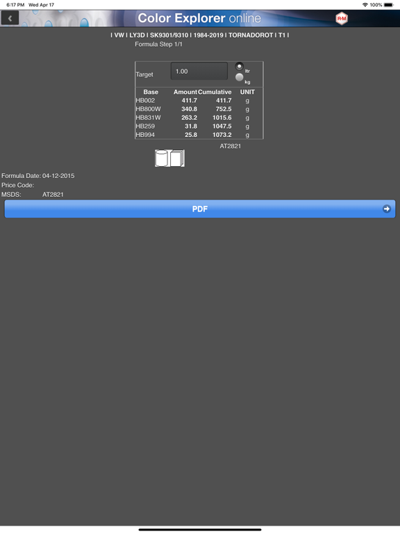 Screenshot #5 pour R-M Color-Explorer Online