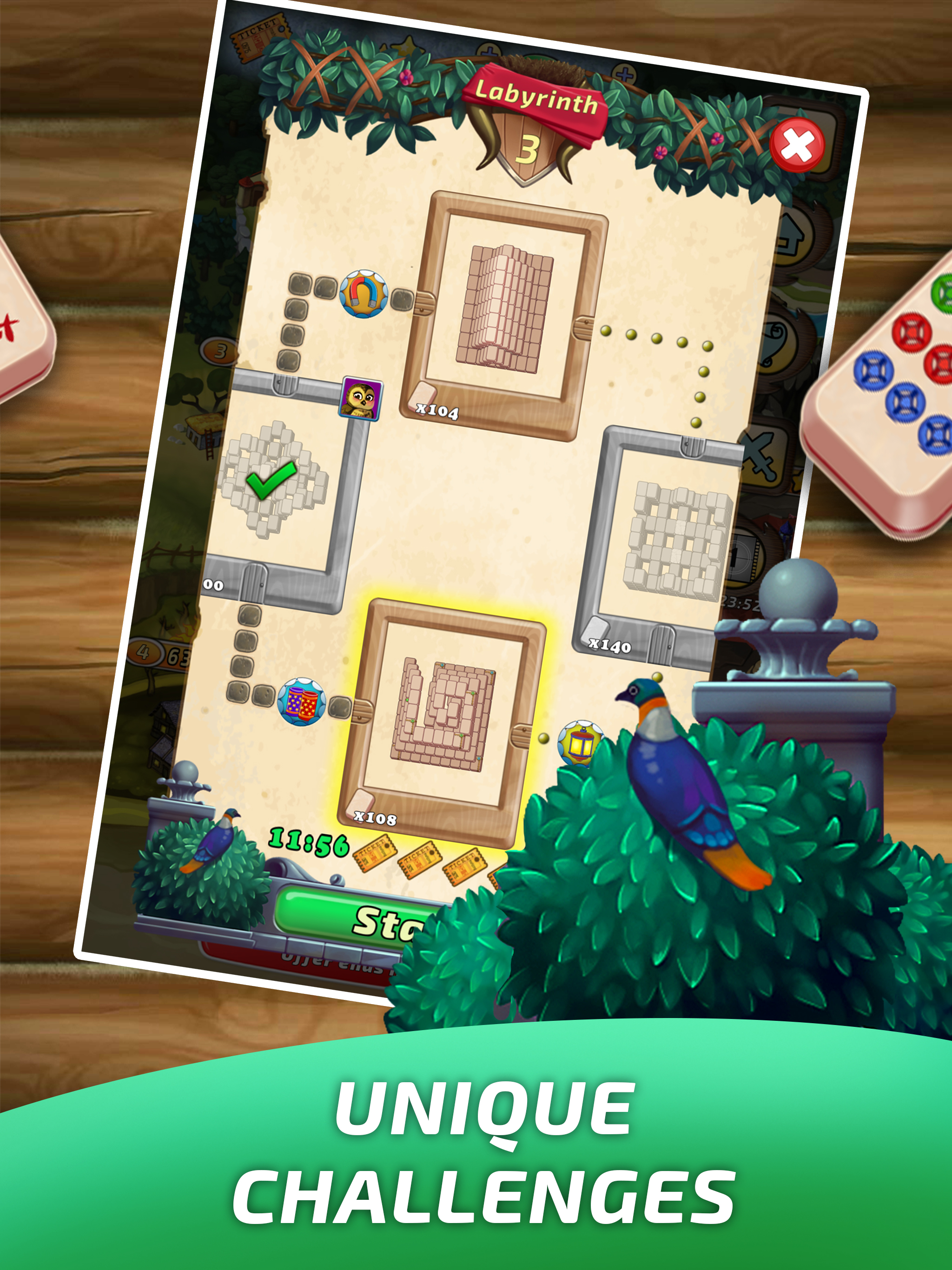 Mahjong Village Solitaire game