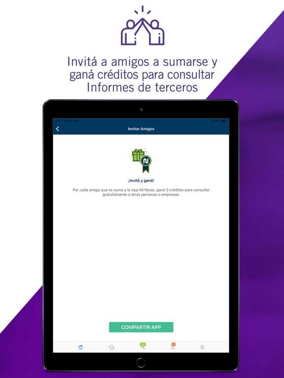 Mi Nosis Situación Crediticia iPad screenshot 5 - Finance app