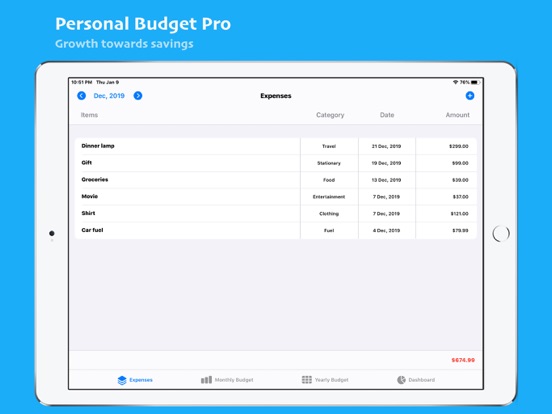 Screenshot #4 pour Personal Budget-Pro