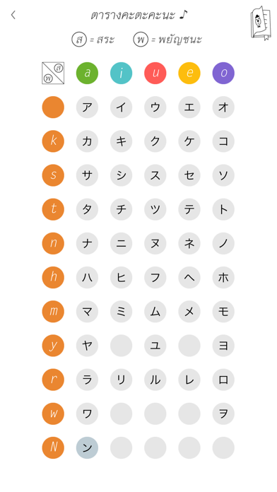 Katakana Memory Hint [Thai] Screenshot