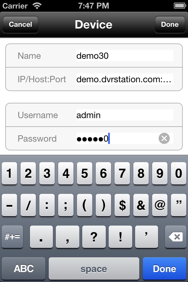 Mobile CMS screenshot 3