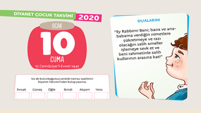 Diyanet Çocuk Takvimi screenshot 2