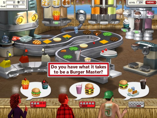 Burger Shop 2 iPad screenshot 3 - Games app