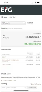 EFG NetxInvestor screenshot #1 for iPhone