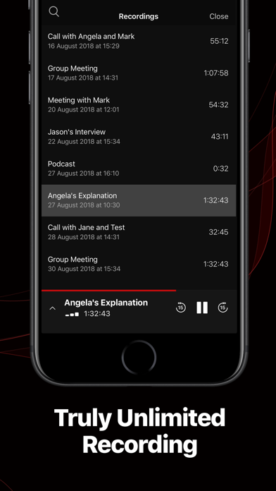 Screenshot #2 for TapeACall Pro: Call Recorder