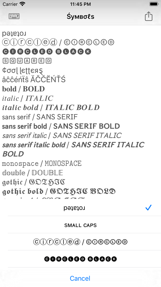 #2. Special Symbols: Keyboards (iOS) 由: Marco Petrucci