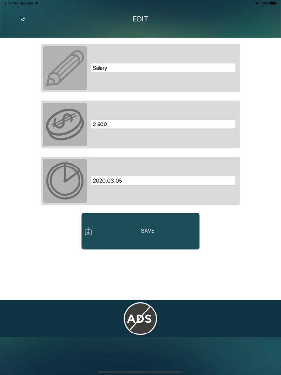 Screenshot #5 pour Pocket Money Simple