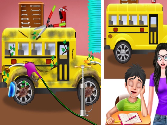 Crazy Mad Teacher Science Game iPad screenshot