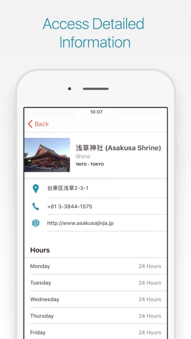 Tokyo Travel Guide and Map Screenshot