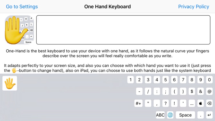 One-Hand Keyboard