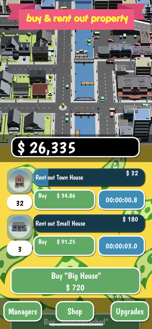 Captura de tela do jogo Rent Business Tycoon