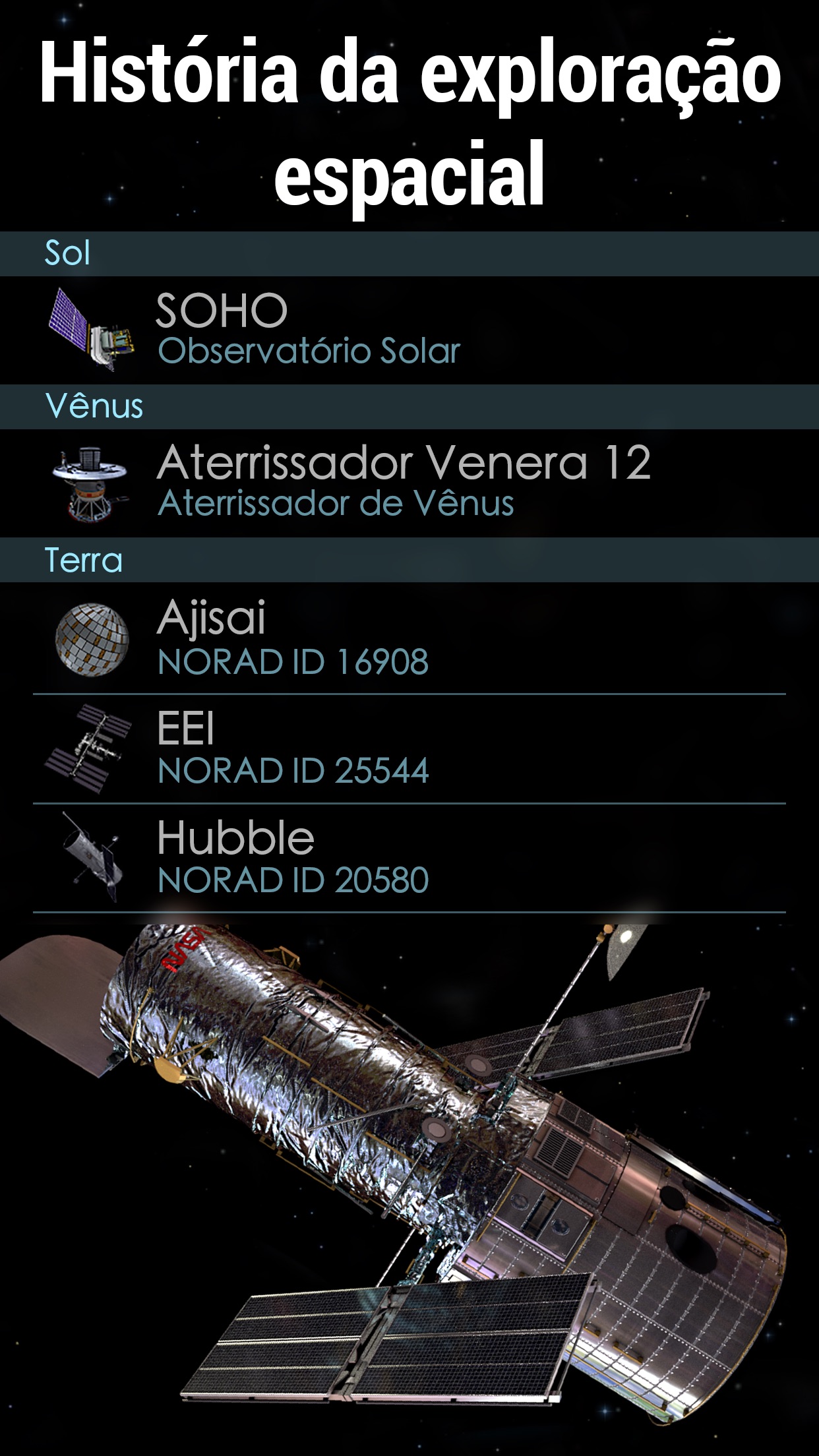 Screenshot do app Solar Walk 2 - Espaçonaves 3D