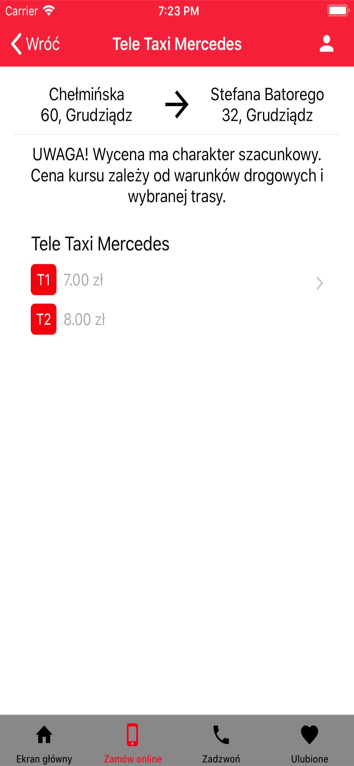 Tele Taxi Mercedes