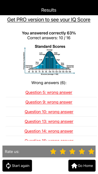 RPM Practice IQ and Brain Test Screenshot