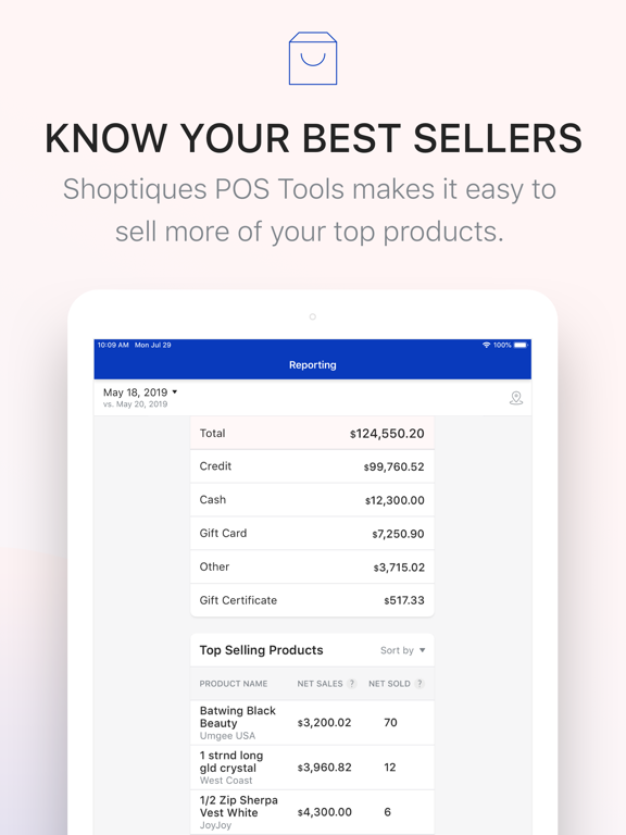 Shoptiques POS Tools iPad screenshot 4 - Business app